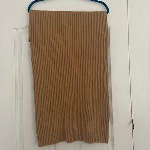 NWT Camel Sweater Skirt